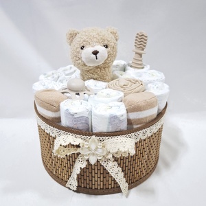 Maci baba box, pelenkatorta 4-8 kg pelenkatorony, babaváró csomag, kelengye - Meska.hu