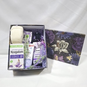 Vitamin gazdag Levendula kényeztető csomag, SPA doboz, kozmetikai csomag XL - Meska.hu