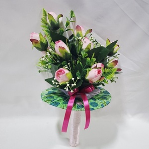 Ünnep rózsával, örökcsokor, virág csokor, kézicsokor, ajándék  - Meska.hu