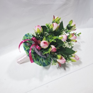 Ünnep rózsával, örökcsokor, virág csokor, kézicsokor, ajándék  - otthon & életmód - virágdekoráció - virágok - virágcsokor - Meska.hu