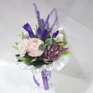 Ünnep rózsával, örökcsokor, virág csokor, kézicsokor, ajándék  - otthon & életmód - virágdekoráció - virágok - virágcsokor - Meska.hu