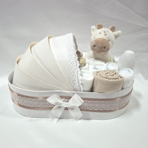 Boci baba box,pelenkatorta 4-8 kg pelenka doboz, babaváró csomag, kelengye - Meska.hu