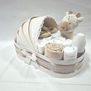 Boci baba box,pelenkatorta 4-8 kg pelenka doboz, babaváró csomag, kelengye - baba - mama - babalátogató ajándékcsomag - Meska.hu