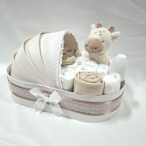 Boci baba box,pelenkatorta 4-8 kg pelenka doboz, babaváró csomag, kelengye - baba - mama - babalátogató ajándékcsomag - Meska.hu