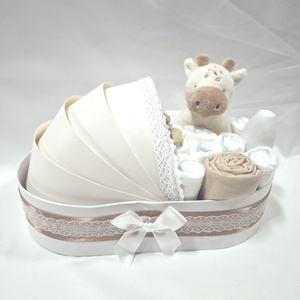 Boci baba box,pelenkatorta 4-8 kg pelenka doboz, babaváró csomag, kelengye - baba - mama - babalátogató ajándékcsomag - Meska.hu