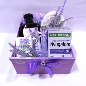 Vitamin gazdag Levendula kényeztető csomag, SPA doboz, kozmetikai csomag  - Meska.hu