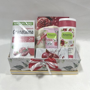 Vitamin gazdag Gránátalma kényeztető csomag, SPA doboz, kozmetikai csomag  - szépségápolás - kozmetikai ajándékcsomag - Meska.hu