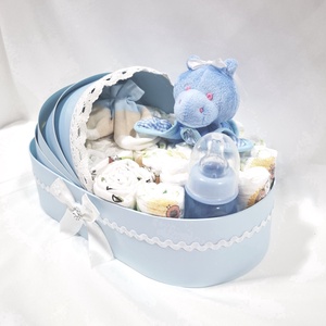 Maci bölcső pelenkatorta  2-5 kg, pelenkatorony, babaváró csomag - baba - mama - pelenkázó, babafürdető kellékek - pelenkatorta - Meska.hu