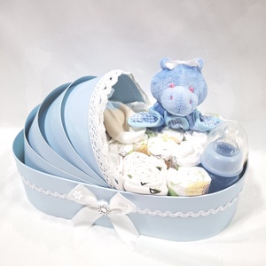 Maci bölcső pelenkatorta  2-5 kg, pelenkatorony, babaváró csomag - baba - mama - pelenkázó, babafürdető kellékek - pelenkatorta - Meska.hu
