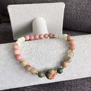 A nagy csapat - ásványkarkötő, Ékszer, Karkötő, Ásványkarkötő, Ékszerkészítés, MESKA