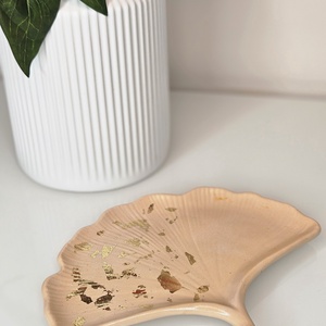 Ginko leaf - otthon & életmód - dekoráció - asztal és polc dekoráció - dekorációs tál, tartó - Meska.hu