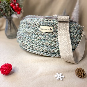 Axia övtáska, Táska & Tok, Kézitáska & válltáska, Vállon átvethető táska, Horgolás, MESKA