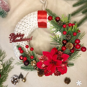 Karácsonyi ajtódísz - Meska.hu