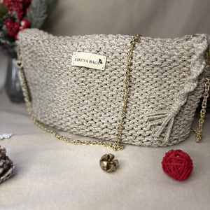 Lora táska, Táska & Tok, Kézitáska & válltáska, Vállon átvethető táska, Kötés, MESKA