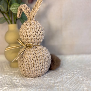 Nyuszi dekoráció - ünnepi díszek, dekorációk - húsvéti díszek és dekorációk - Meska.hu