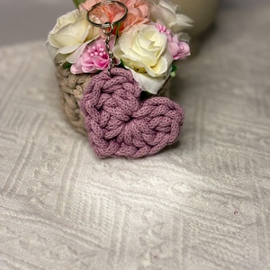 Szívecske kulcstartó - Meska.hu