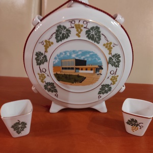 Hollóházi porcelán kulacs , Otthon & Életmód, Dekoráció, Dísztárgy, , MESKA