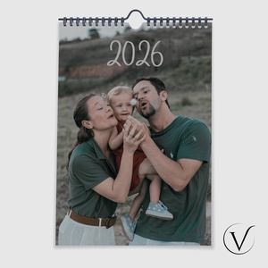 Egyedi fényképes naptár névnapokkal, ünnepnapokkal 2026 - otthon & életmód - papír, írószer - naptár & tervező - Meska.hu