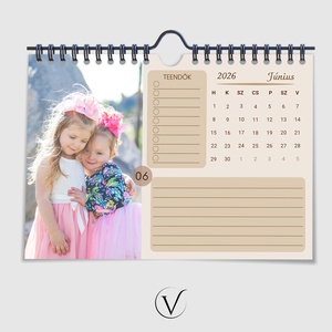Egyedi fényképes naptár 2026 - otthon & életmód - papír, írószer - naptár & tervező - Meska.hu