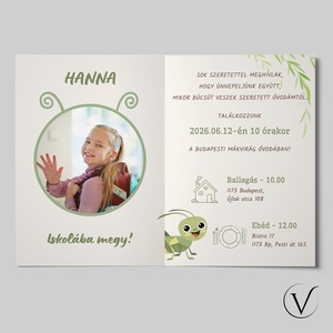 Kinyitható ballagási meghívó óvodásoknak � tücsök - otthon & életmód - papír, írószer - meghívó - ballagási meghívó - Meska.hu