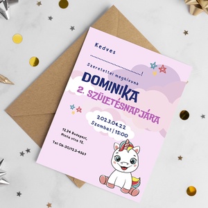 Születésnapi meghívó - Meska.hu