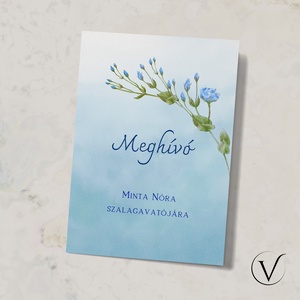 Egyedi kinyitható ballagási/szalagavató meghívó - otthon & életmód - papír, írószer - ajándékozás kellékei - meghívó - Meska.hu