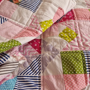 Egyedi patchwork gyerektakaró - otthon & életmód - babaszoba, gyerekszoba - babatakaró, gyerek pléd - Meska.hu