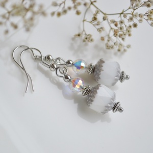 Gyöngyös fülbevaló - Meska.hu