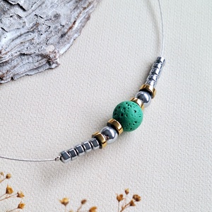 Ásvány nyaklánc, Ékszer, Nyaklánc, Gyöngyös nyaklánc, Ékszerkészítés, MESKA