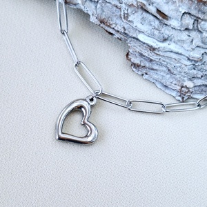 Nemesacél nyaklánc medállal, Ékszer, Nyaklánc, Medál, Ékszerkészítés, MESKA