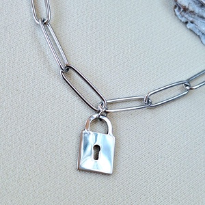 Nemesacél nyaklánc medállal, Ékszer, Nyaklánc, Medál, Ékszerkészítés, MESKA