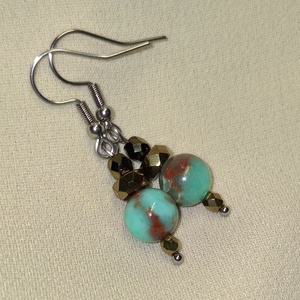 Ásvány fülbevaló - Meska.hu