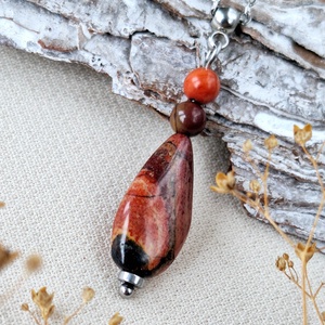 Ásvány medál nemesacél láncon - Meska.hu