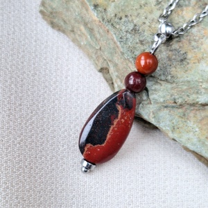 Nemesacél nyaklánc medállal, Ékszer, Nyaklánc, Medálos nyaklánc, Ékszerkészítés, MESKA