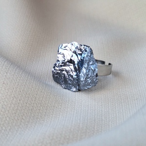 Szilícium nemesacél gyűrű, Ékszer, Gyűrű, Statement gyűrű, Ékszerkészítés, MESKA