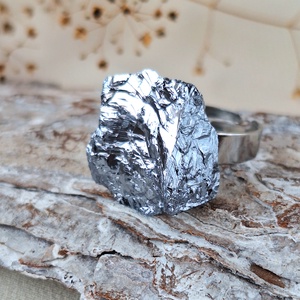 Szilícium nemesacél gyűrű - ékszer - gyűrű - statement gyűrű - Meska.hu