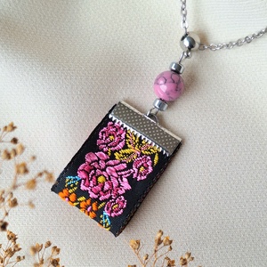 Nemesacél nyaklánc medállal - Meska.hu