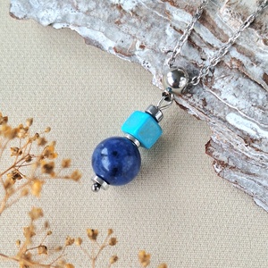 Nemesacél nyaklánc medállal - Meska.hu