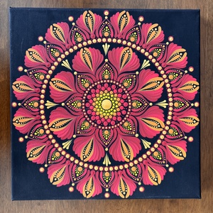 Belső Erő Mandala - művészet - festmény - akril - Meska.hu