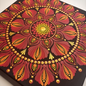 Belső Erő Mandala, Művészet, Festmény, Akril, Festészet, MESKA