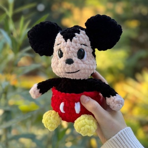 Mickey Egér, Játék & Sport, Plüssállat & Játékfigura, Plüss mesefigurák, Horgolás, MESKA