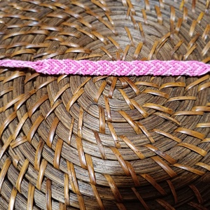 Szív mintás karkötő , Ékszer, Karkötő, Fonott karkötő, Csomózás, MESKA