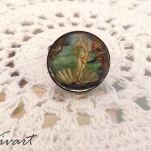 Botticelli - Vénusz születése gyűrű - Meska.hu