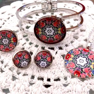 Riseliős kalocsai szett - Meska.hu