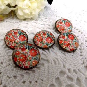 Kalocsai mintás gombok - Meska.hu