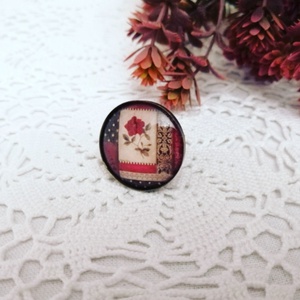 Hatalmas gyűrű - ékszer - gyűrű - üveglencsés gyűrű - Meska.hu