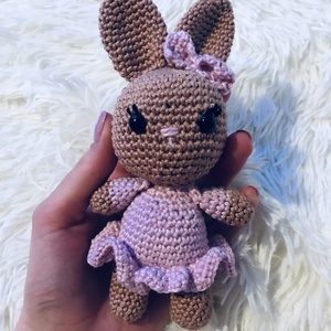 Horgolt nyuszi - játék & sport - plüssállat & játékfigura - más figura - Meska.hu