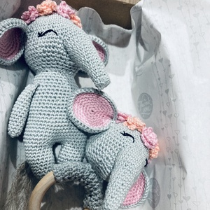 Fáni bababox , Játék & Sport, Plüssállat & Játékfigura, Elefánt, Horgolás, MESKA
