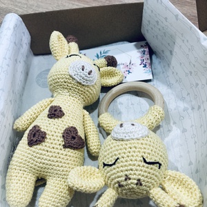 Zsiráf bababox - játék & sport - plüssállat & játékfigura - elefánt - Meska.hu
