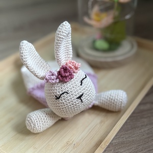 Névre szóló szundinyuszi, Baba - mama, Baba játékok, Szundikendő, alvóka, Horgolás, MESKA